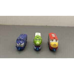 Chuggington Diecast Train Engine Learning Curve 2010 Lot of 3